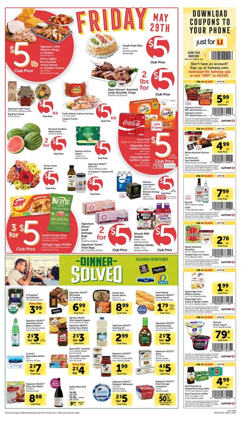 Safeway $5 Friday Ad May 29th, 2020 Weekend Sale Preview | Safeway