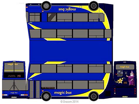 Paper Bus Stagecoach Manchester Magic Bus 18283 W673 PTD Flickr