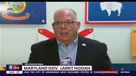 Governor Larry Hogan Gives Updates On Marylands Coronavirus Response