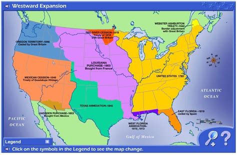 Americas Westward Expansion Map Jack Moody