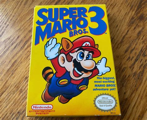 Oval Seal Super Mario Bros Complete In Box Nintendo Nes Game Nr Mint