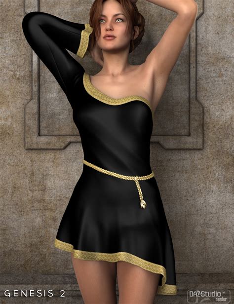 Alma Dress For Genesis 2 Females Daz 3d