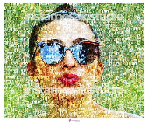 Photo Collage From Your Photos Custom Mosaic Photo Print Etsy Canada