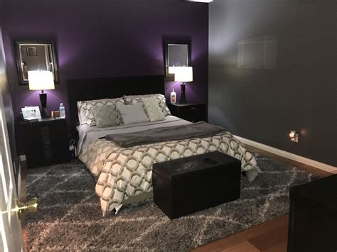 Glamorous dark purple hair color ideas destined to mesmerize. Master bedroom purple gray theme romantic bedroom | Purple ...