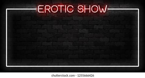 Vector Realistic Isolated Neon Sign Erotic Stock Vector Royalty Free 1255666426 Shutterstock