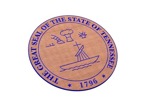 Tennessee State Seal Svg Etsy