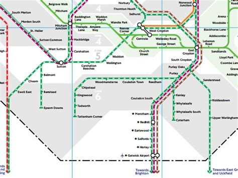 Gatwick Airport Debuts On London Tube Map The Independent The