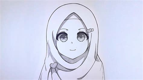 Cara Gambar Anime Hijab Mudah Melukis Kartun Fmp Yazawa Lukisan 4k