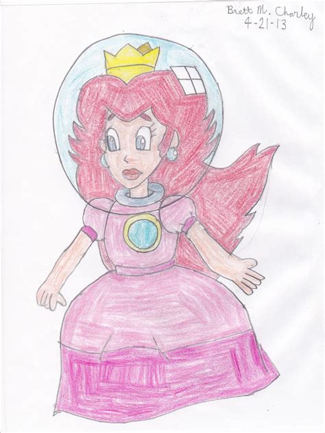 Space Princess Toadstool By Guihercharly On Deviantart