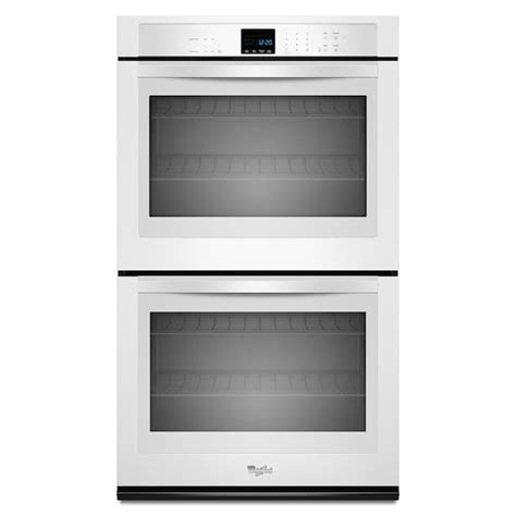 Whirlpool Self Cleaning Double Electric Wall Oven White Common 27