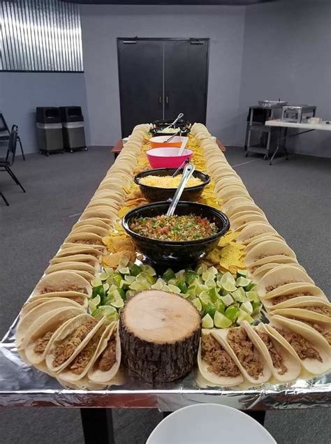 Extreme Taco Bar For A Office Or House Party Food Taco Bar Party