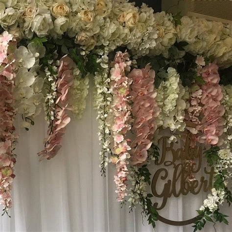 Artifical Flower Walls Simulation Floral Wedding Backdrops Etsy