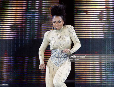 Janet Jackson Performs During Her Rock Witchu Tour At Oracle Arena