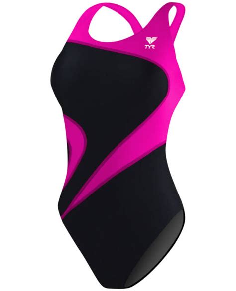 Tyr Alliance T Splice Maxback Womens Swimsuit Maxfit Size 30 Pink Black For Sale Online Ebay