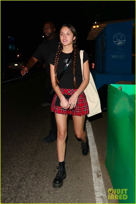 Olivia Rodrigo Pairs A Cute Plaid Skirt With Braids While Out In Nyc