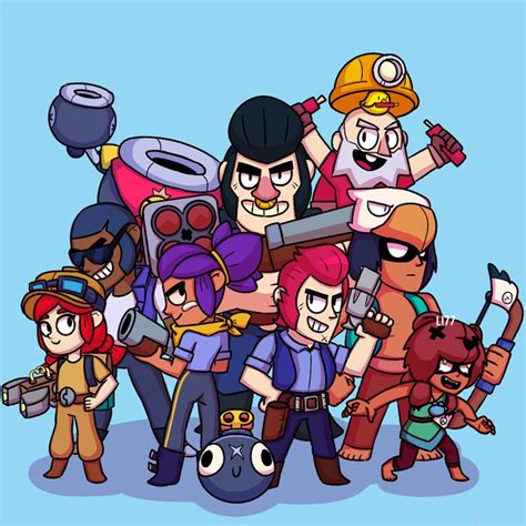 Trophy Road Brawlers Brawl Stars By Lazuli177 Brawl Star Wallpaper