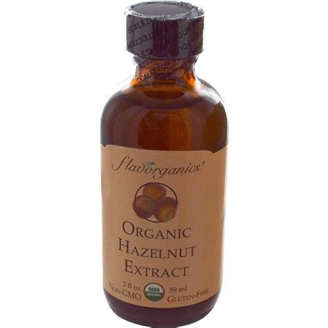 Amazon Com Flavorganics Organic Hazelnut Extract Oz Grocery