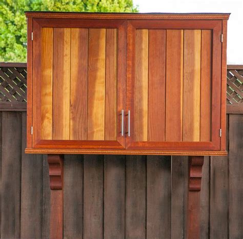 Outdoor Tv Cabinet With Double Doors Downloadable Building Plan