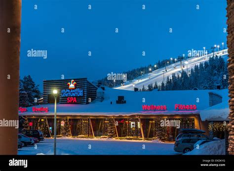 Ski Slopes And Indoor Fitness Centre At Levi Lapland Finland