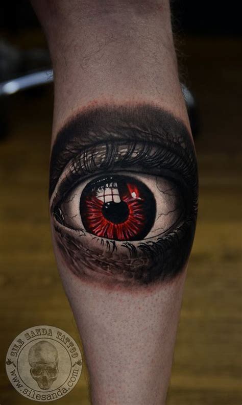 Scary Looking Red Eye Best Tattoo Design Ideas Eye Tattoo Eyeball