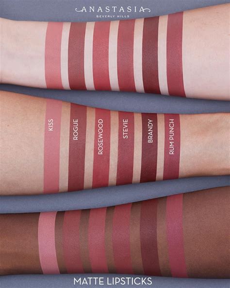 A Few Swatches Of Our Matte Lipsticks Launching Which Is Your Favorite Abh Anastasia