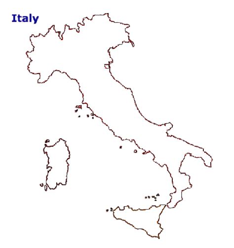 Map Of Italy Countryreports