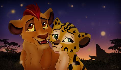 Kion And Fuli The Lion Guard Fireflys By Alexishunter On Deviantart