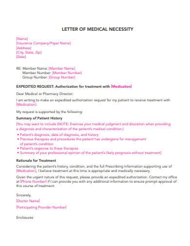 free 21 medical necessity letter templates in pdf ms word