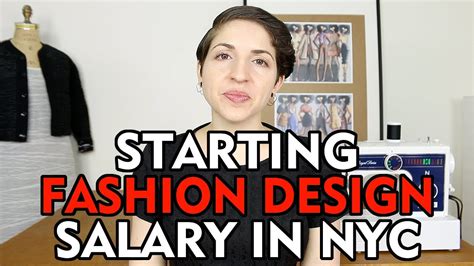 Fashion Design Salaries In New York City Youtube