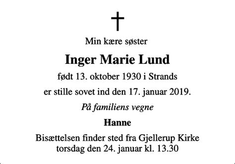 Inger Marie Lund Afdødedk