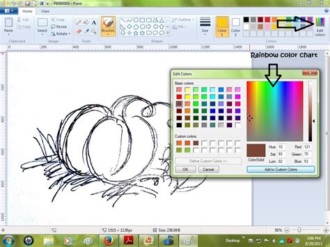 Sunshine in the Attic: Making digital clip art, using the Paint program