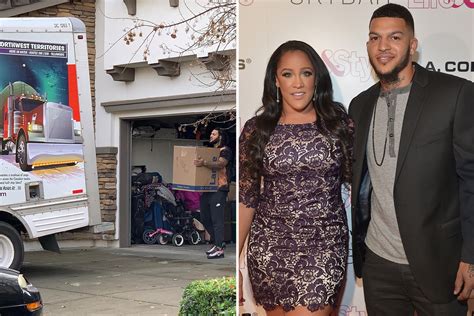 Natalie Nunns Husband Loads Boxes Into Removal Van After Dumping Wife Over Dan Osborne