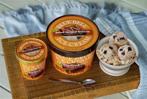 Blue Bell Ice Cream Introduces New Salted Caramel Brownie Flavor