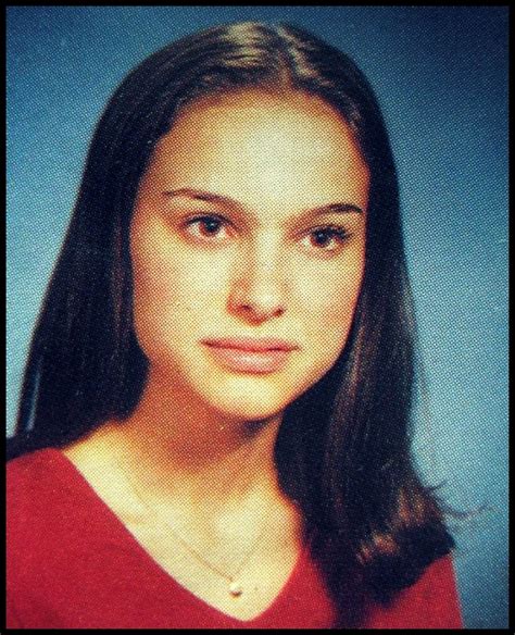Natalie Portman High School Yearbook Photo 1999 Celebrity