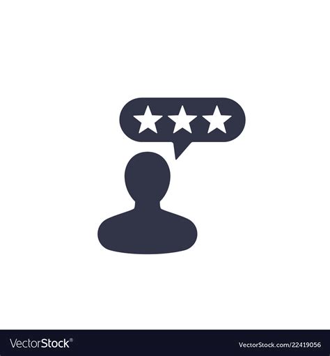 Customer Reviews Feedback Icon Royalty Free Vector Image