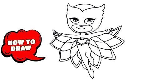 How To Draw Pj Masks Pj Masks Drawing With Pen Youtube