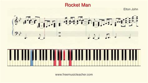 We look at how to play the same chords as elton. Rocket Man Piano Sheet Music Pdf - Epic Sheet Music