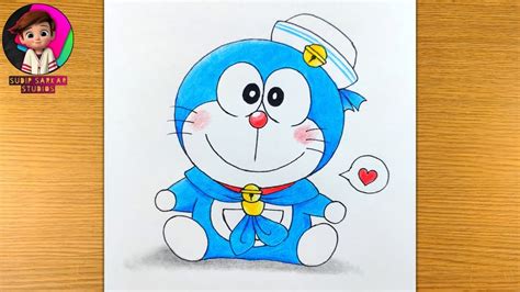 How To Draw Little Baby Doraemon Step By Step Easy Drawing For