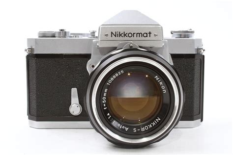 Nikon Nikkormat Ftn Camera W Nikkor S 50mm F14 And 135mm F28 Lenses