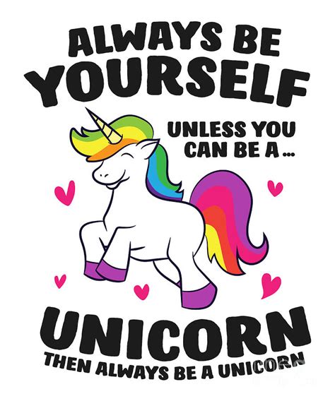 Funny Unicorn Always Be Yourself Unless You Can Be A Unicorn Tapestry