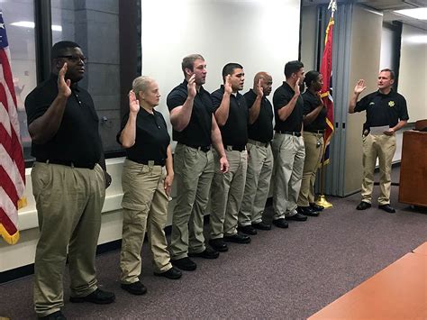 Montgomery County Sheriff John Fuson Conducts Swearing In Ceremony For