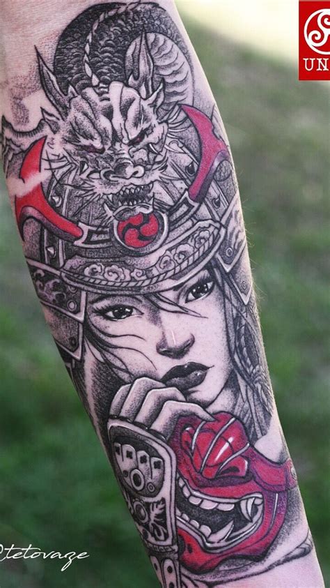 Samurai Girl Tattoo For Men Tetovaze Tatuagem Japonesa Tatuagem