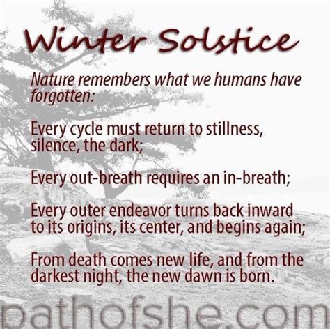 Winter Solstice Quotes Winter Solstice Traditions Christmas