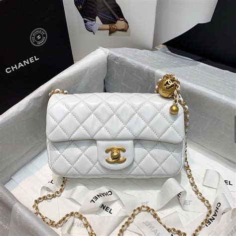 White Chanel Handbags