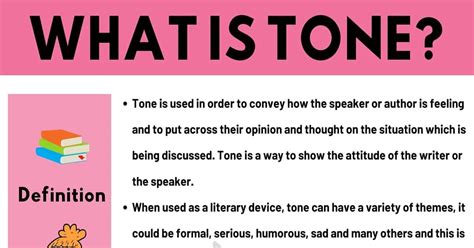 Tone Definition And Useful Examples Of Tone In Speech And Literature • 7esl Literature Tone
