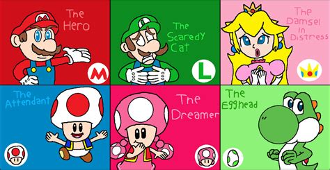 Mario Characters By Thedreamingjester On Deviantart
