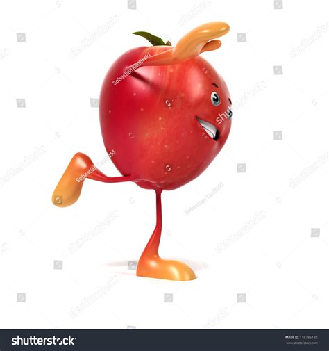 3d Rendered Illustration Of An Apple Character 116785135 Shutterstock
