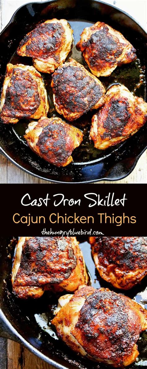 How To Make Cast Iron Skillet Cajun Chicken Thighs