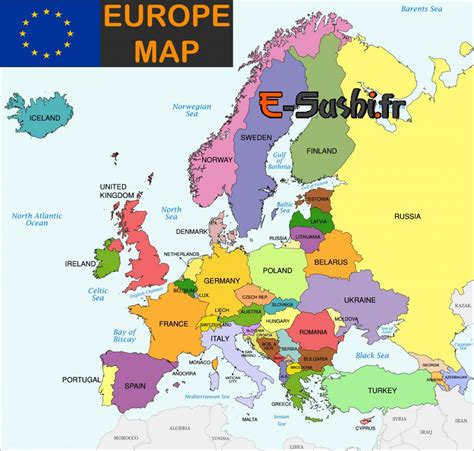 Map of Europe - Images - Arts et Voyages