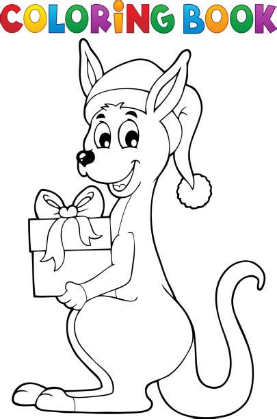 You will get 1 kangaroo coloring page in jpg (2550px x 3300px) for your kids coloring project. Best Christmas Kangaroo Illustrations, Royalty-Free Vector ...
